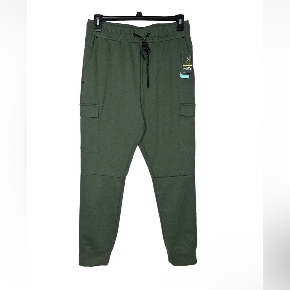 MTA Sport Men’s interlock cargo jogger Green Size XL new with tag